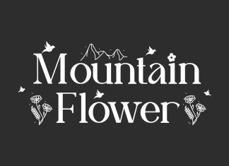 Mountain Flower Font