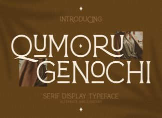 Qumoru Genochi Serif Font