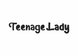 Teenage Lady Display Font