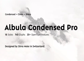 Albula Condensed Pro Font