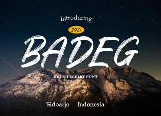 Badeg Font