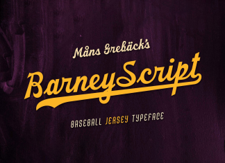 Barney Script Font