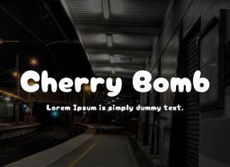 CherryBomb Display Font