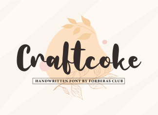 Craft Coke Script Font