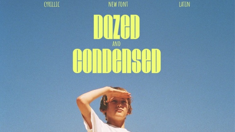 Dazed and Condensed Font preview image 1
