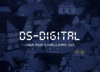 DS Digital Display Font