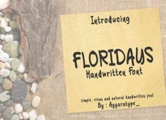 Floridays Handwritten Font