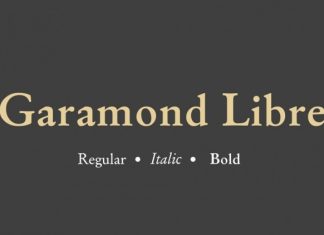 Garamond Libre Serif Font