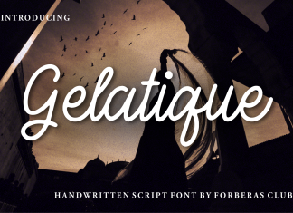 Gelatique Handwritten Font