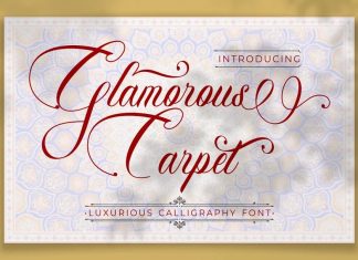 Glamorous Carpet Font