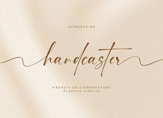 Handcaster Script Font