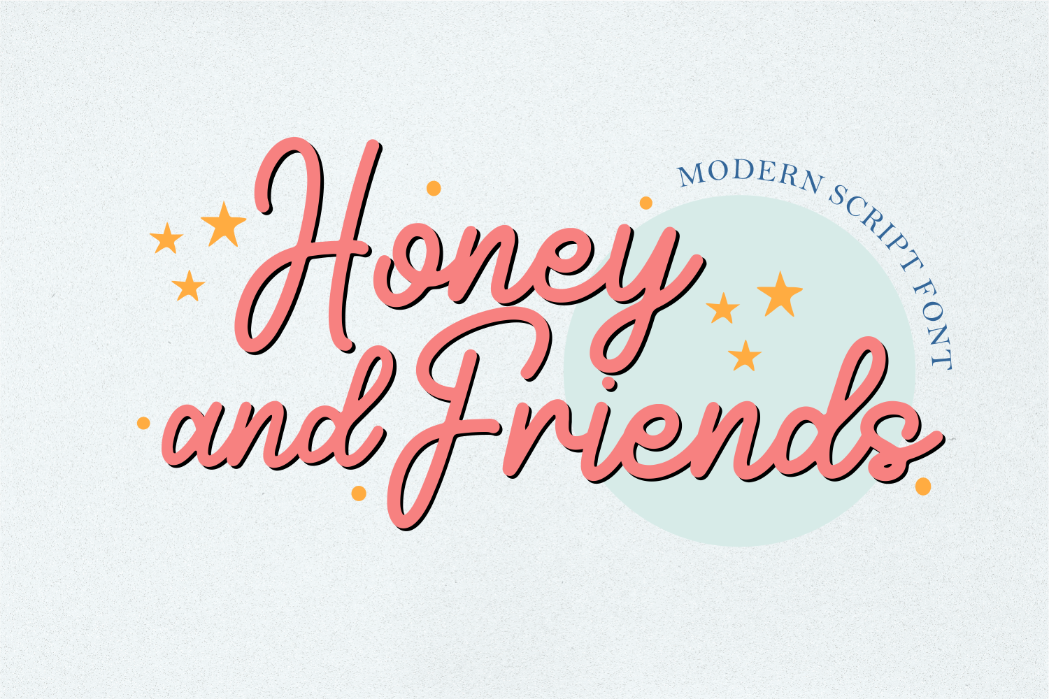 Honey and Friends Script Font