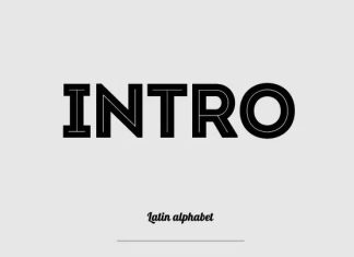 Intro Display Font