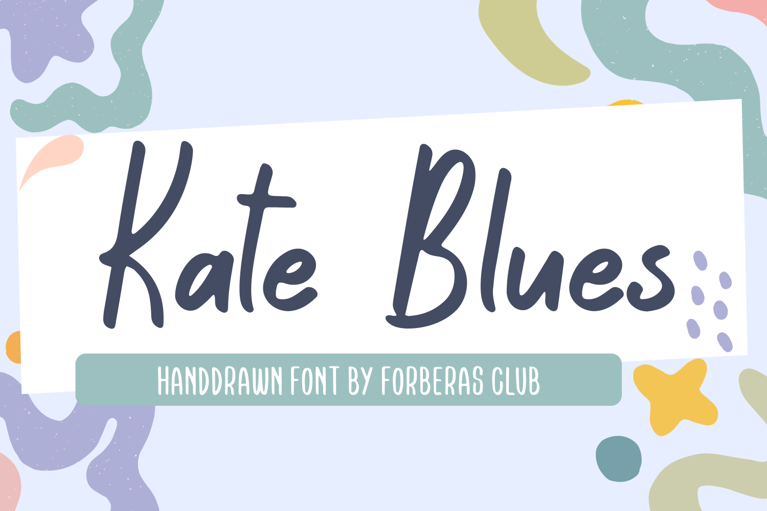Kate Blues Display Font