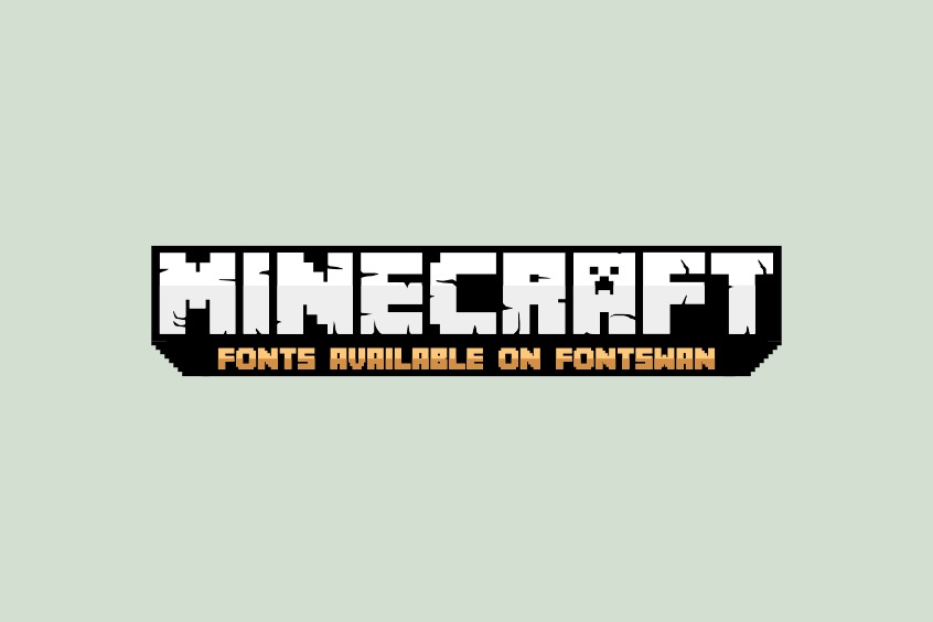 Minecraft Font FREE Download + (PSD Style)