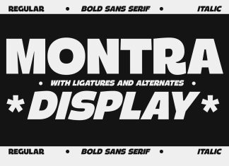 Montra Sans Serif Font