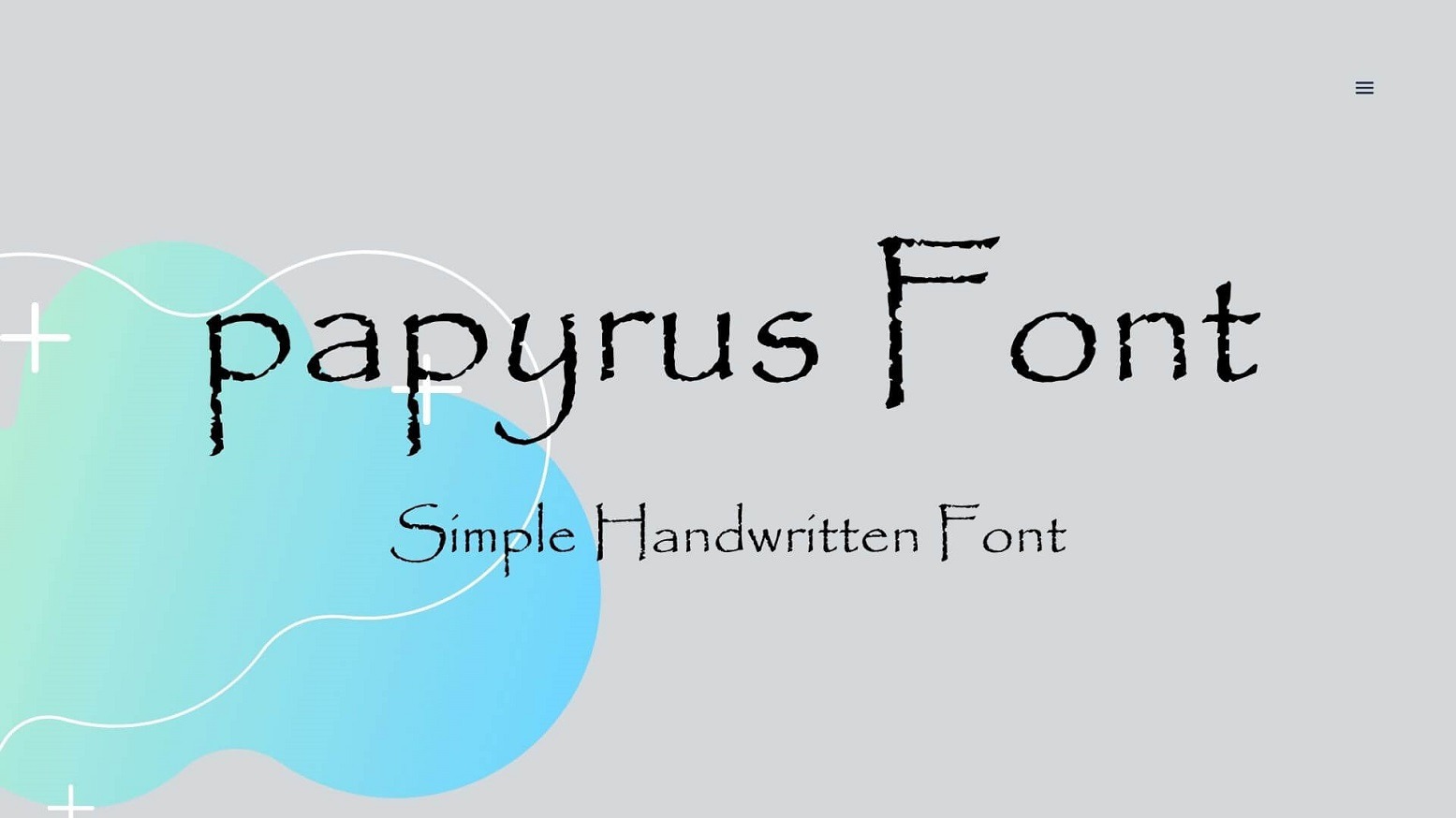 Với font chữ Papyrus miễn phí, bạn có thể tạo ra những tác phẩm nghệ thuật độc đáo và tinh tế. Cùng thử sức với những bức ảnh, poster hoặc thiết kế đồ họa độc đáo với font chữ Papyrus.