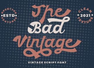 The Bad Vintage Script Font