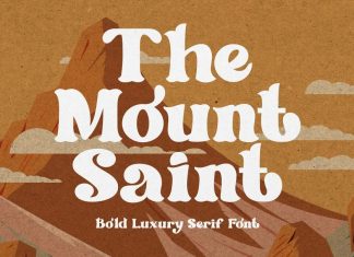The Mount Saint Display Font