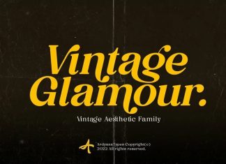Vintage Glamour Serif Font