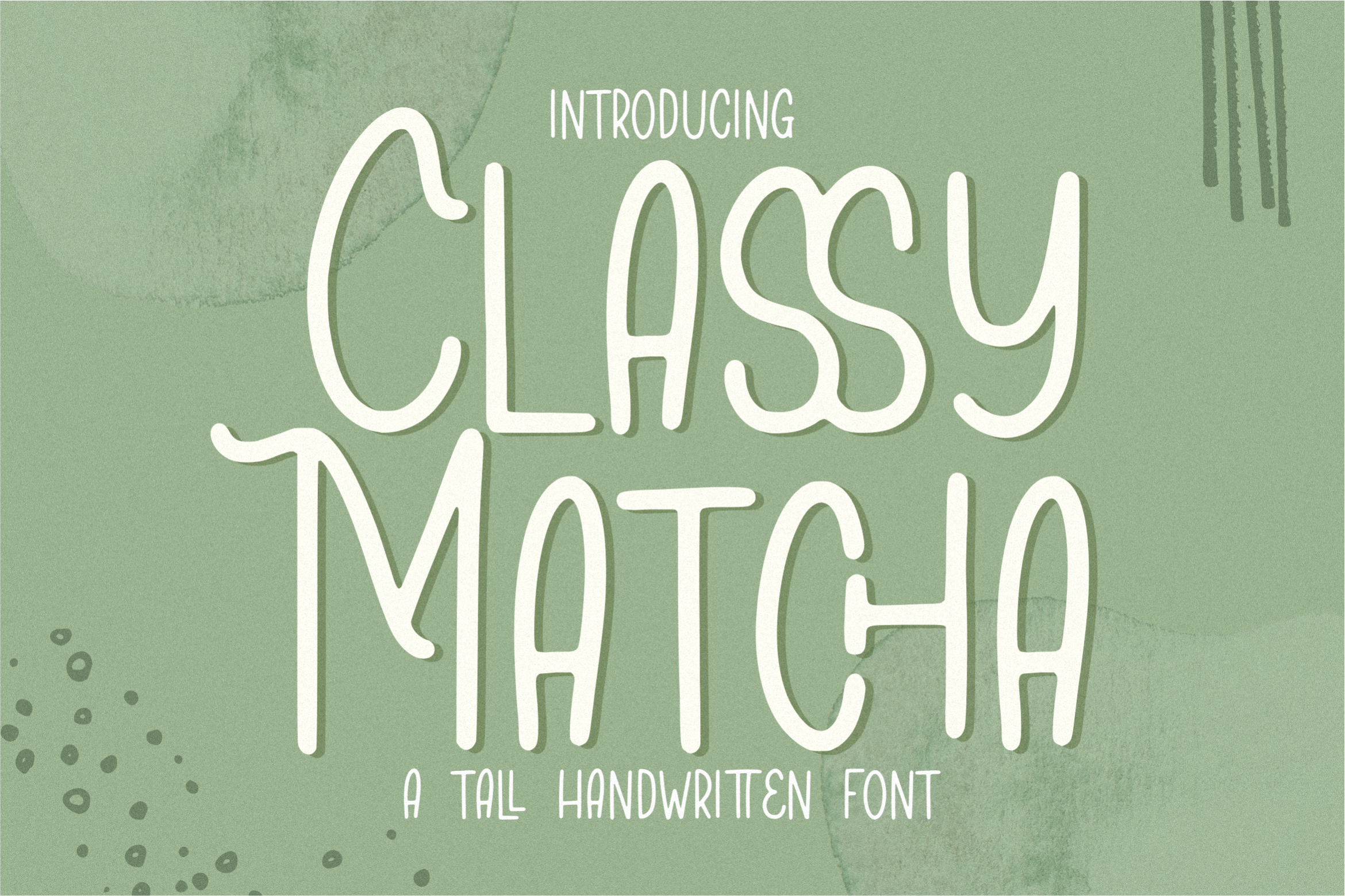 Classy Matcha Display Font