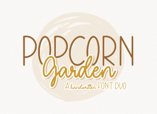 Popcorn Garden Font