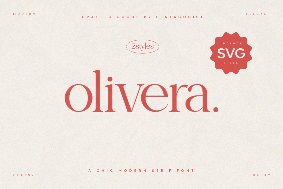 Olivera Serif Font