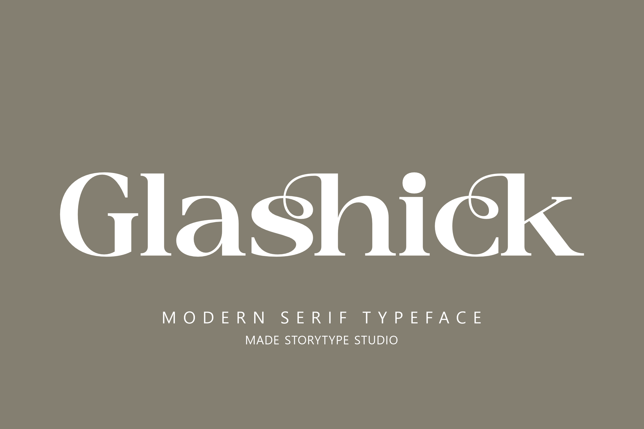 Glashick Serif Font