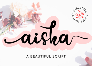 Aisha Script Typeface