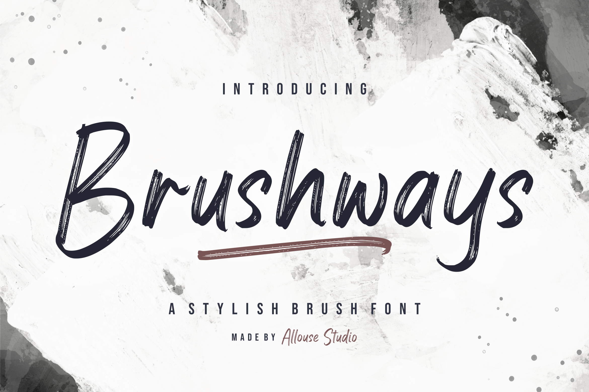 Brushways Brush Font