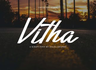 Vitha Script Font