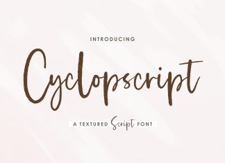 Cyclopscript Script Font