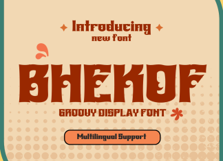 Bhekof Display Font
