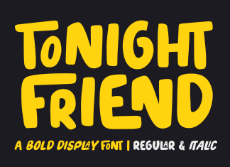 Tonight Friend Display Font