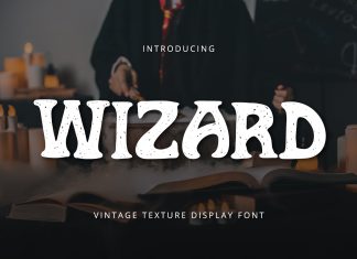 Wizard Display Font