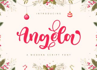 Angela Script Typeface