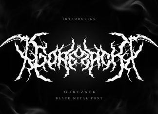Gorezack Display Font