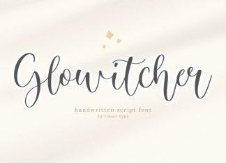Glowitcher Display Font