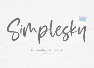 Simplesky Script Font
