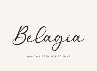 Belagia Script Font