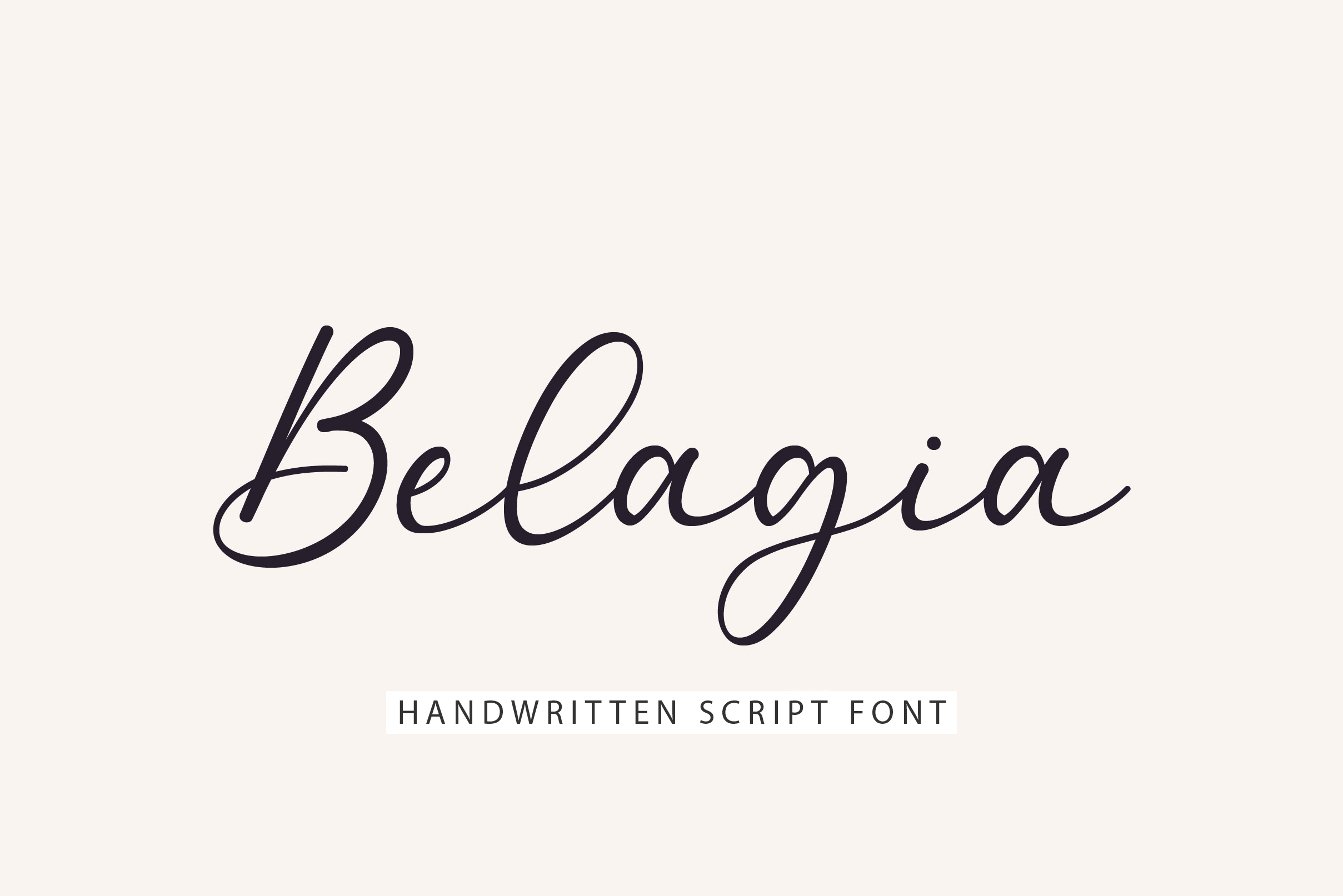 Bellagia Display Font - Download Free Font