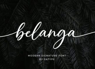 Belanga Calligraphy Font