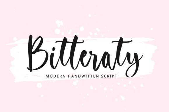Bitteraty Script Font