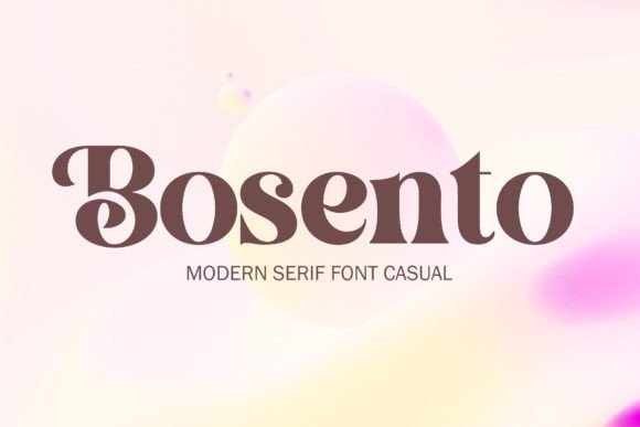 Bosento Serif Font