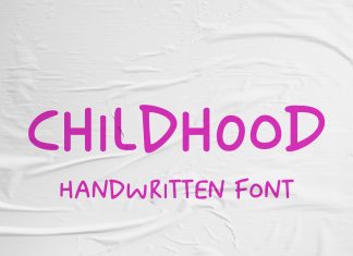 Childhood Display Font