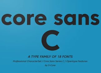 Core Sans C Sans Serif Font