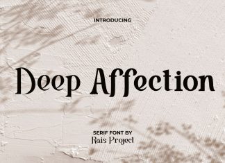 Deep Affection Serif Font