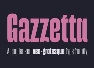 Gazzetta Sans Serif Font
