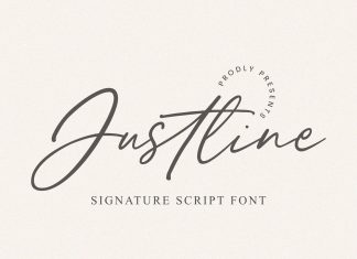 Justline Script Font