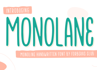 Monolane Display Font